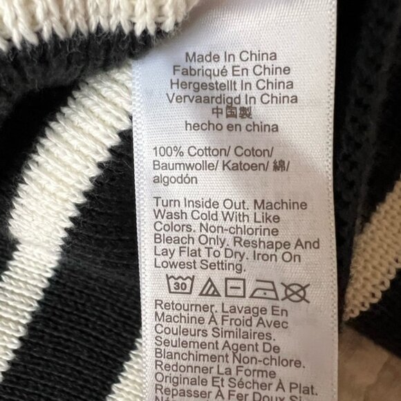 Striped Cotton Sweater Lady Jacket by J.Crew - Picture 6 of 6